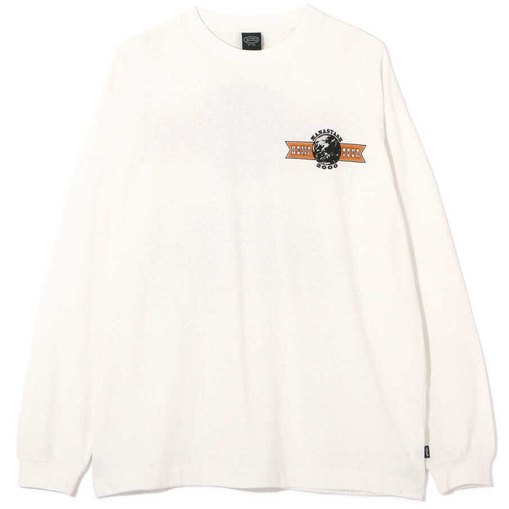 Hemp Long Sleeve Tee Hemp Tour 2000 'White'