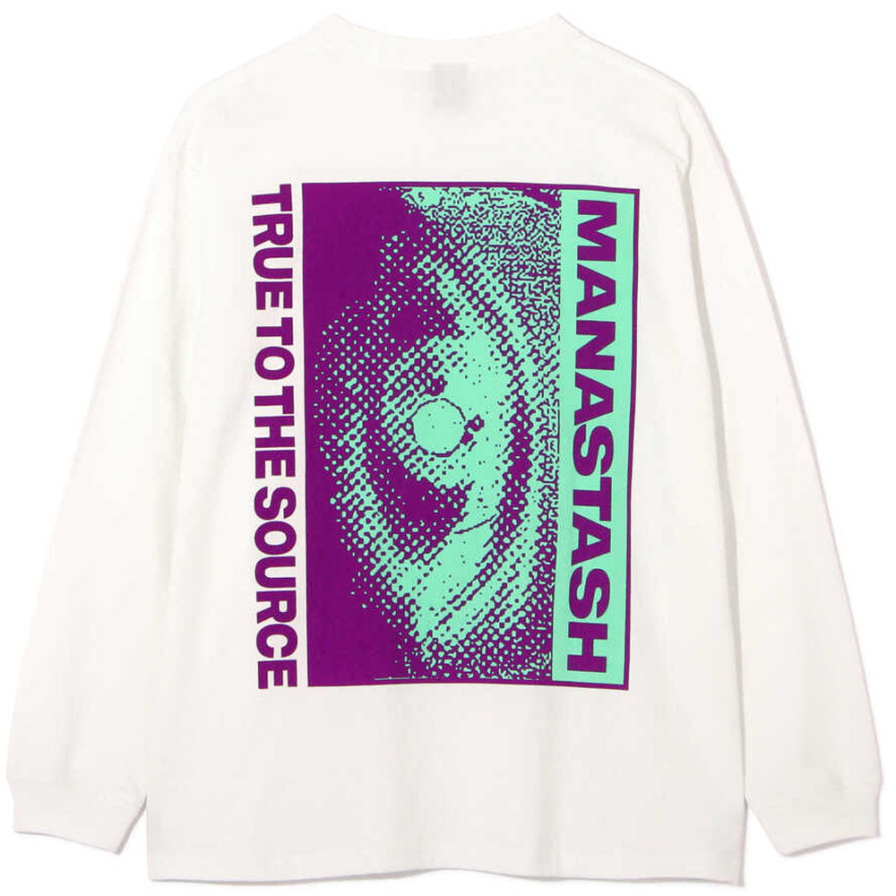 Citee Long Sleeve Tee Eye 'White'