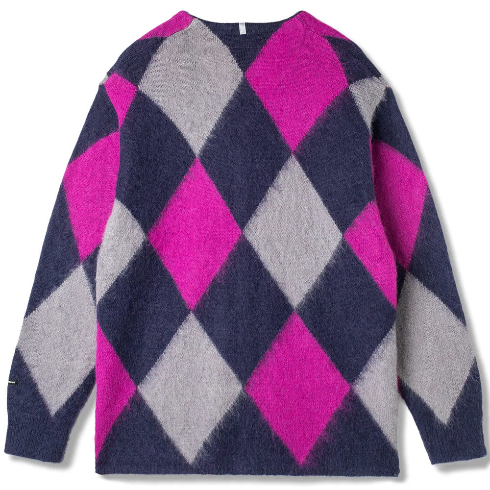 Aberdeen Kurtigan Argyle Cardigan 'Navy'