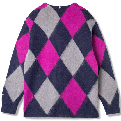 Aberdeen Kurtigan Argyle Cardigan 'Navy'