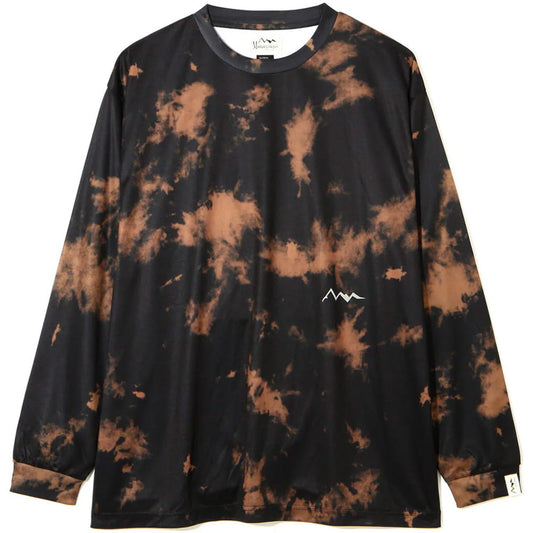 Tie Dye L/S Top 'Black'