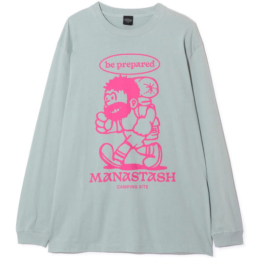 L/S Tee Be Prepared 'Sage'