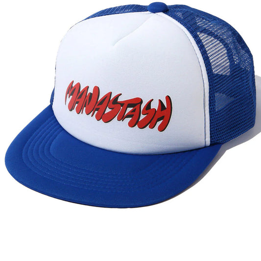 Swoosh Logo Mesh Trucker 'Blue'