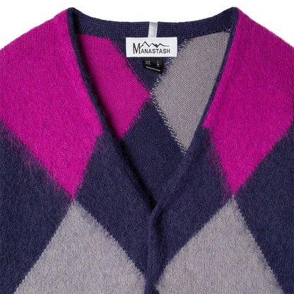 Aberdeen Kurtigan Argyle Cardigan 'Navy'